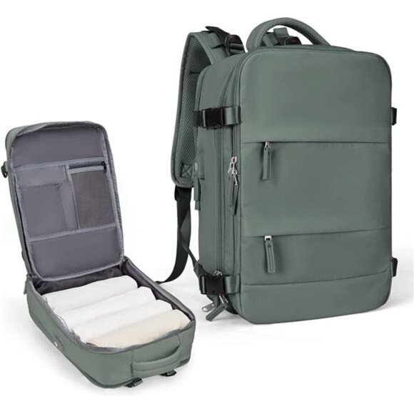 Large Travel Backpack For Women Men,Carry On Backpack,Hiking Backpack - Picture 1 of 8